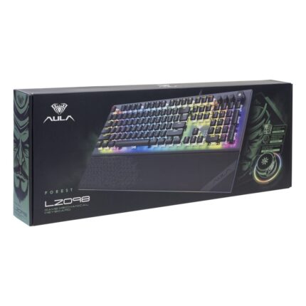 Gaming Keyboard Aula L2098 μηχανικό RGB μπλε διακόπτες US keyboard 3