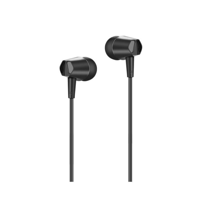 Hoco Earphones Drumbeat Universal With Mic M34 Black