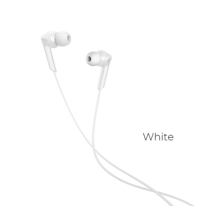 Hoco Earphones Jack 35Mm With Microphone Admire M72 White