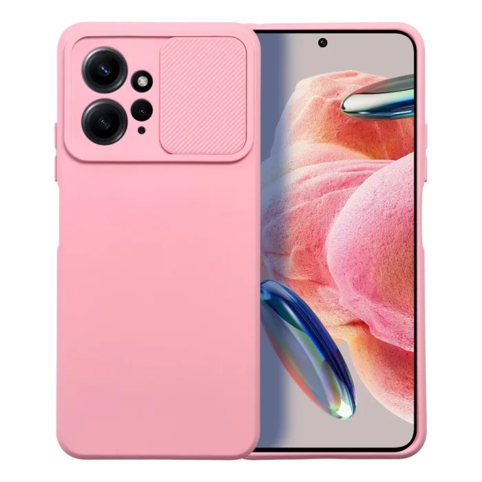 Techwave Camslider Case For Xiaomi Redmi Note 12 4G Light Pink