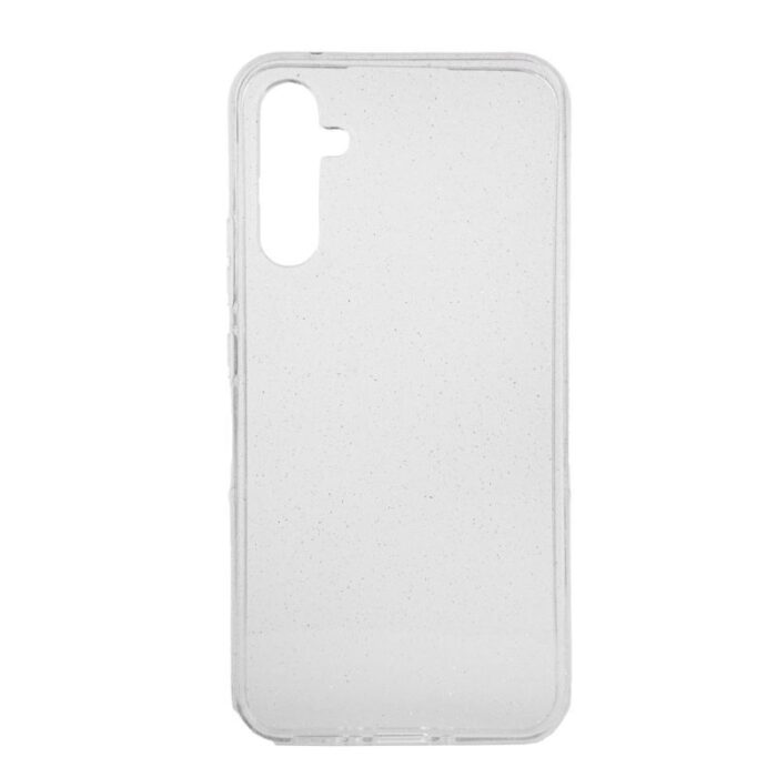 Techwave Clear Glitter Case For Samsung Galaxy A34 Transparent Silver