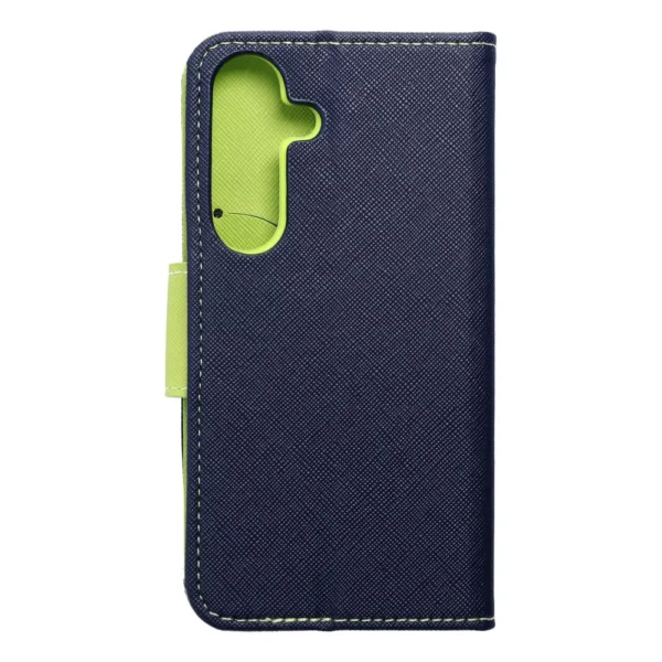 TechWave Fancy Book case for Samsung Galaxy S24 navy blue lime 2