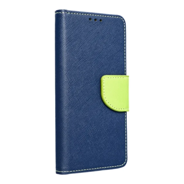 TechWave Fancy Book case for Samsung Galaxy S24 navy blue lime