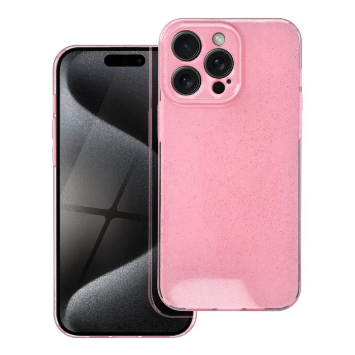 Techwave Glam Case For Iphone 15 Pro Max Pink