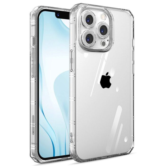 Techwave Lines Clear Case For Iphone 15 Pro Transparent