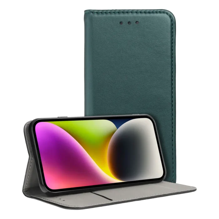 Techwave Smart Leather Case For Honor 50 Lite Dark Green