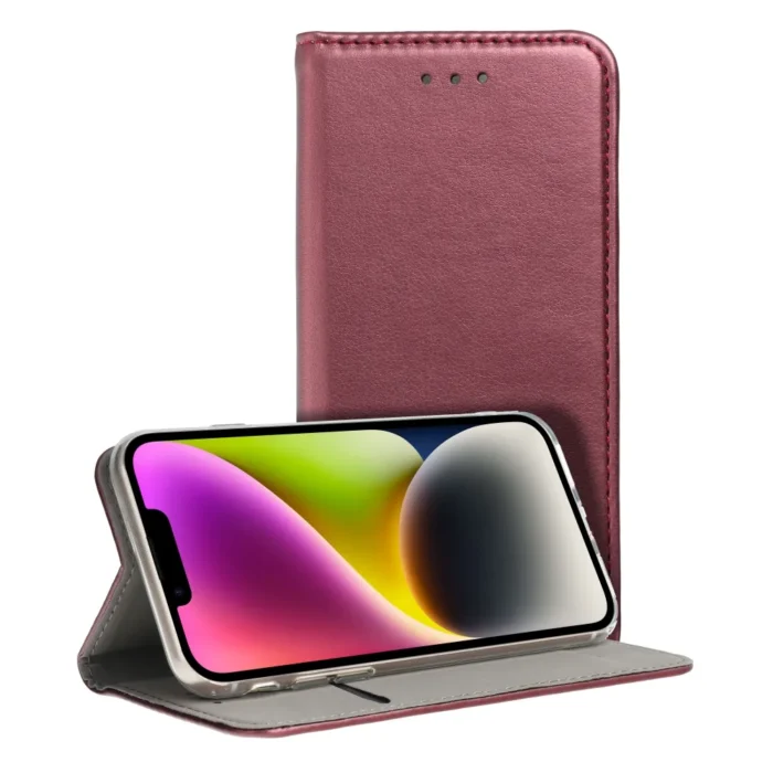 Techwave Smart Leather Case For Samsung Galaxy A13 4G Burgundy