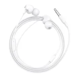 HOCO M60 ενσύρματα ακουστικά με μικρόφωνο jack 3.5mm λευκά