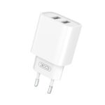 XO CE02C φορτιστής τοίχου 2.1Α 2xUSB λευκό
