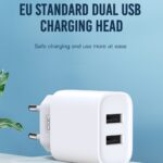XO CE02C φορτιστής τοίχου 2.1Α 2xUSB λευκό
