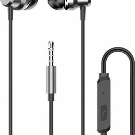 Dudao X10 Pro In-ear Handsfree με Βύσμα 3.5mm Ασημί