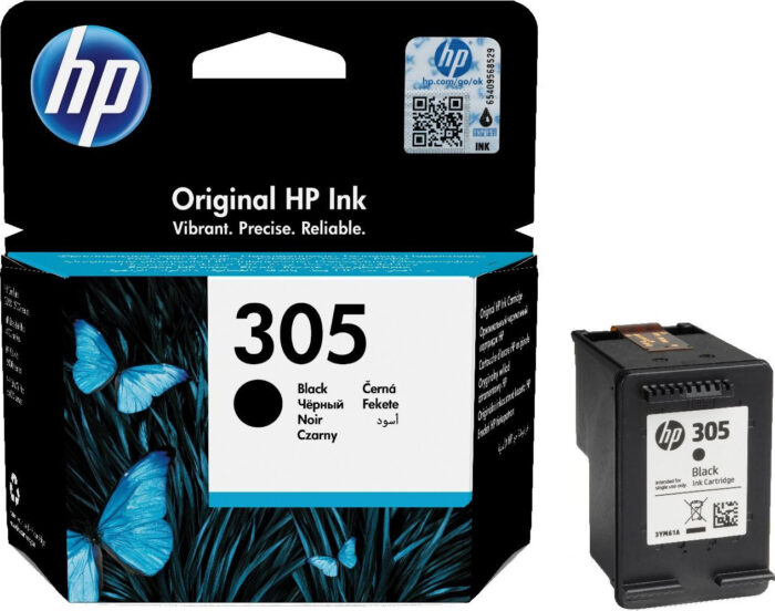 Hp 305 Μελάνι Εκτυπωτή Inkjet Μαύρο (3Ym61Ae)