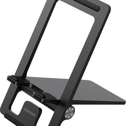 Ugreen Foldable Multi Angle Phone Stand Βάση Γραφείου για Κινητό σε Μαύρο χρώμα