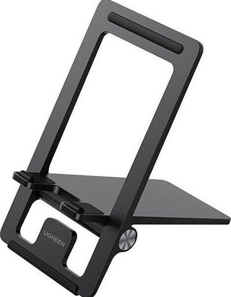 Ugreen Foldable Multi Angle Phone Stand Βάση Γραφείου για Κινητό σε Μαύρο χρώμα