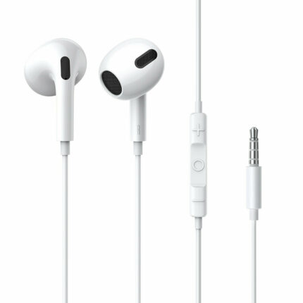 Baseus H17 Earbuds Handsfree με Βύσμα 3.5mm Λευκό