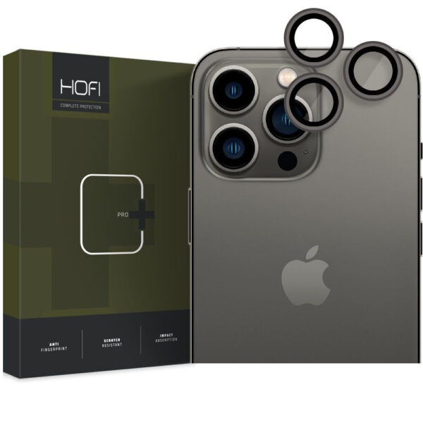 Hofi Camring PRO+ Προστασία Κάμερας Tempered Glass Μαύρο για το iPhone 14 Pro / 14 Pro Max
