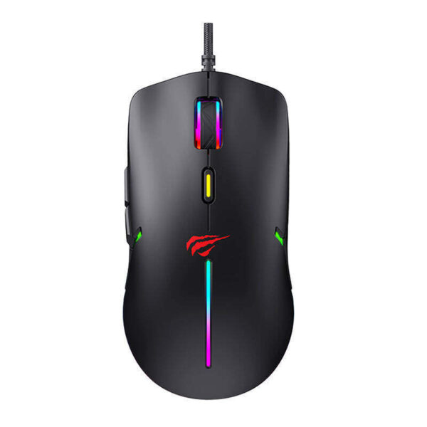 Havit MS1031 Ενσύρματο RGB Gaming Ποντίκι 7200 DPI Μαύρο