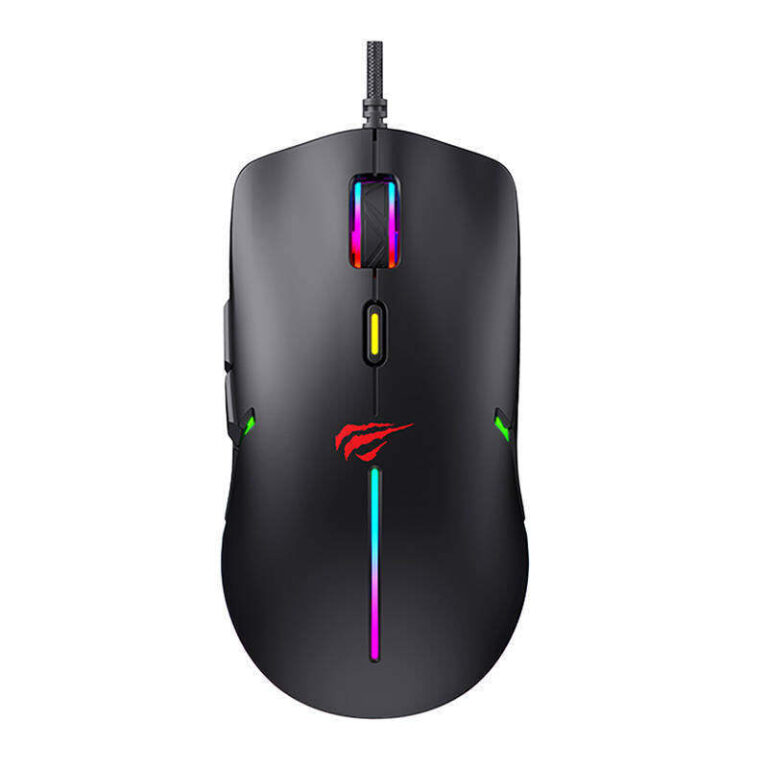 Havit MS1031 Ενσύρματο RGB Gaming Ποντίκι 7200 DPI Μαύρο