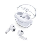 Choetech BH-T08 Earbud Bluetooth Handsfree Ακουστικά με Θήκη Φόρτισης White