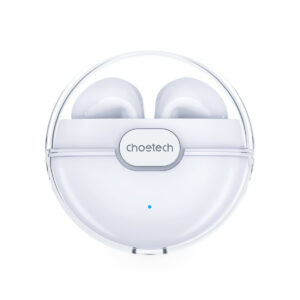 Choetech BH-T08 Earbud Bluetooth Handsfree Ακουστικά με Θήκη Φόρτισης White