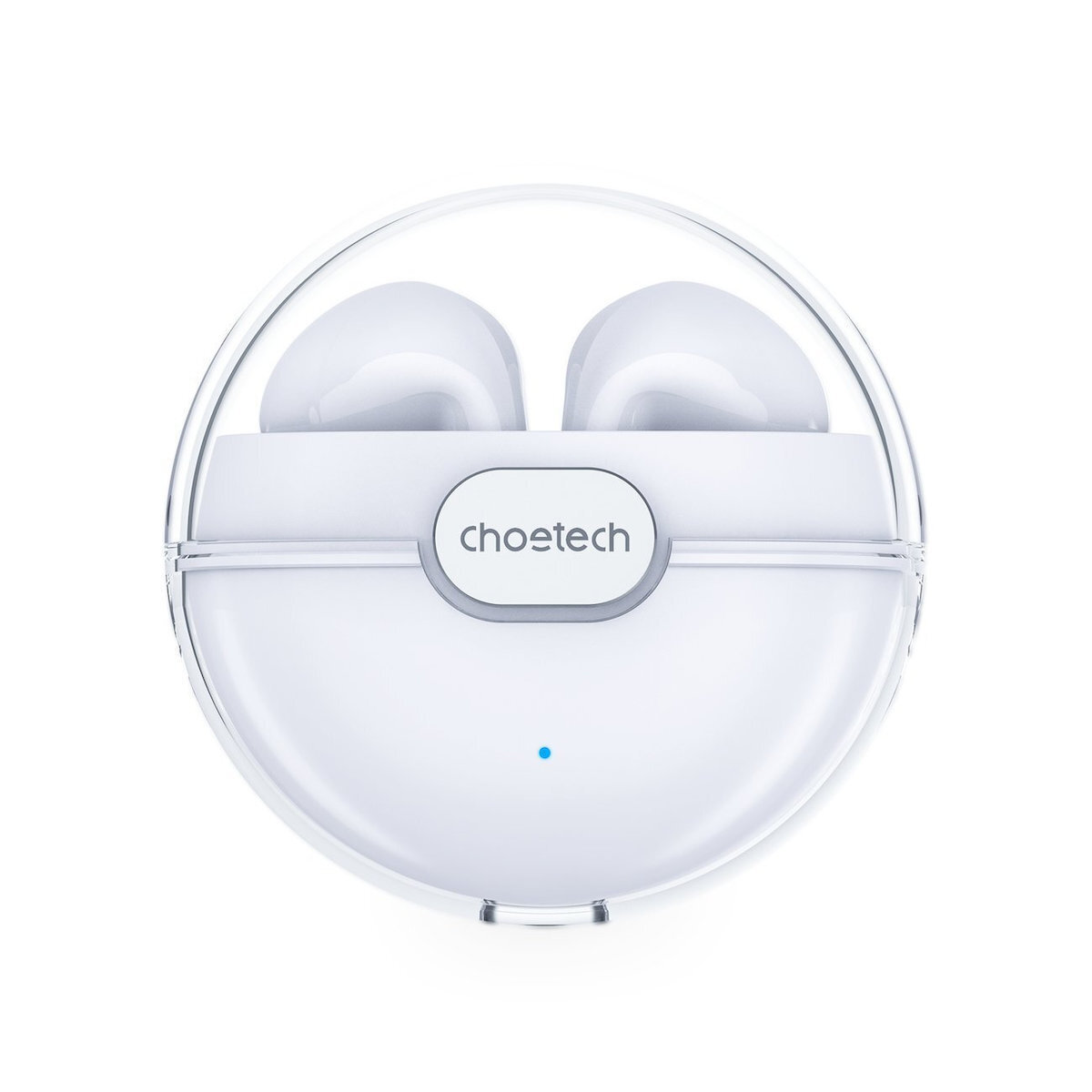 Choetech BH-T08 Earbud Bluetooth Handsfree Ακουστικά με Θήκη Φόρτισης White