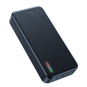 Joyroom Dazzling Series QP195 Power Bank 20000mAh 22.5W με 2 Θύρες USB-A και Θύρα USB-C Μαύρο