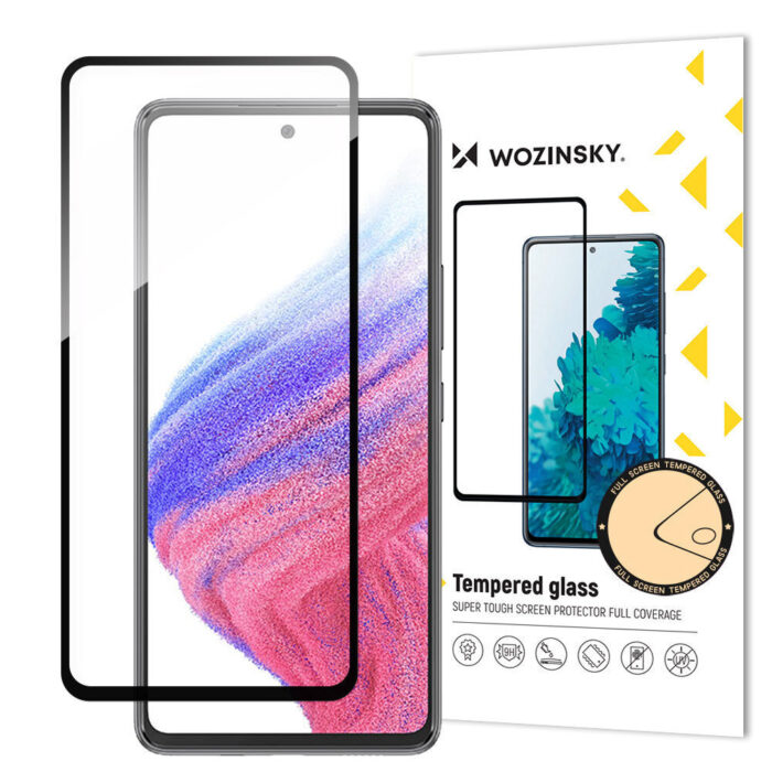 Wozinsky Full Glue Tempered Glass Samsung Galaxy A54 5G 9H Full Screen Tempered Glass With Black Frame