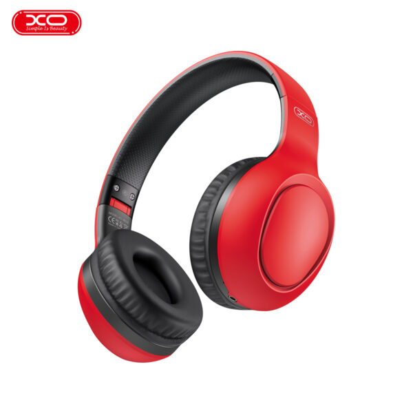 XO BE35 Wireless/Wired On Ear Headphones with 15 Hours Working Time Red/Black