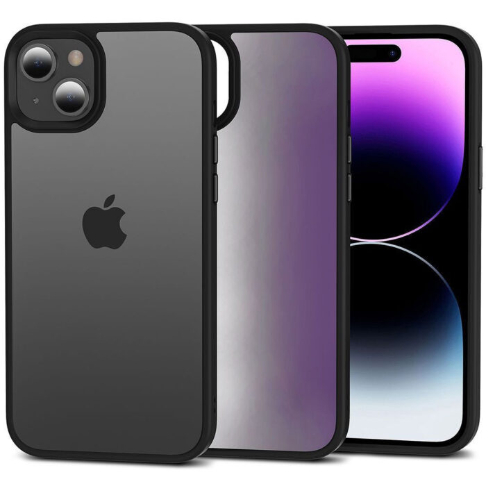 Tech-Protect Pro Back Cover Πλαστικό / Σιλικόνης Matte Black (Iphone 15 Plus)