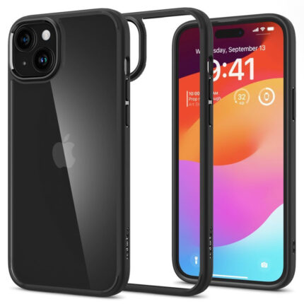 Spigen Ultra Hybrid Back Cover Μαύρο (iPhone 15)