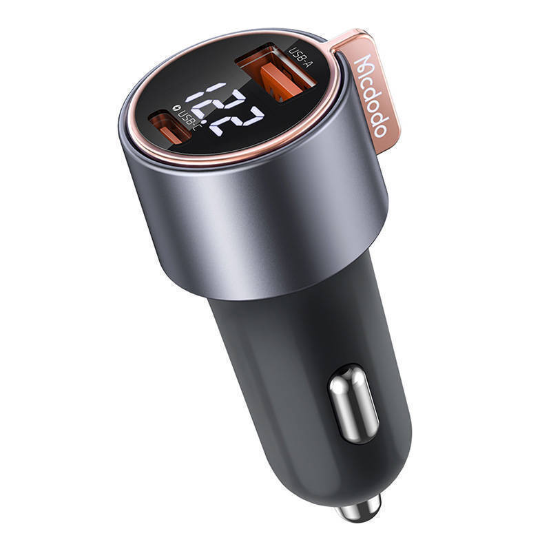 Mcdodo Φορτιστής Αυτοκινήτου Μαύρος με Θύρες: 1xUSB 1xType-C 75W