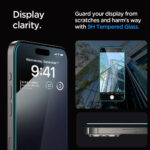 Spigen GLAS.tR Alignmaster 2-pack Tempered Glass (iPhone 15/16) - Image 3