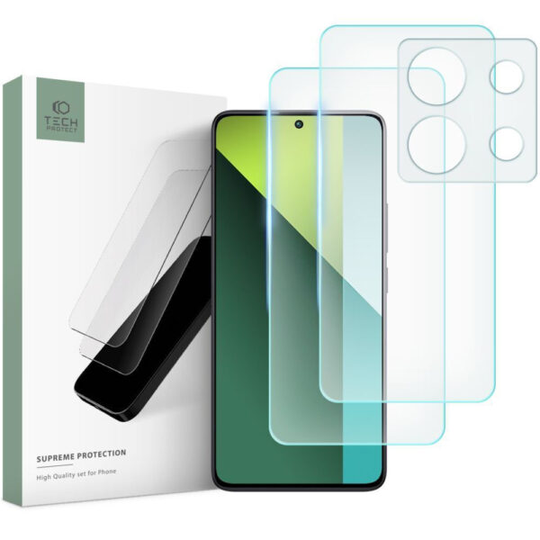 Tech-Protect Supreme Set Tempered Glass (Redmi Note 13 Pro 5G / Poco X6)