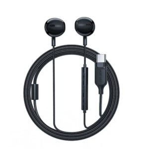 Acefast In-ear Handsfree Ακουστικά με Βύσμα USB-C Μαύρο