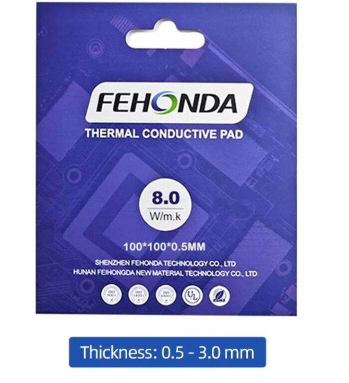 Fehonda Thermal Pad 8W/Mk