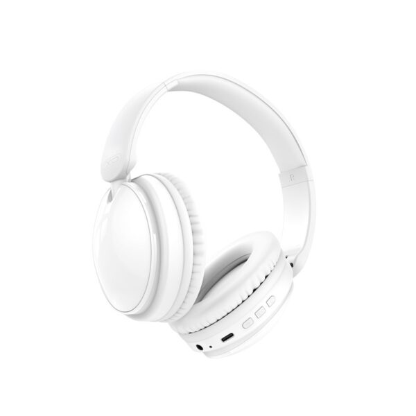 XO BE36 Ασύρματα Bluetooth Over Ear Ακουστικά Λευκά