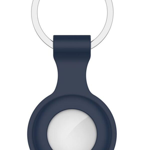 Tech-Protect® Icon Apple Airtag Θήκη Σιλικόνης με Κρίκο - Navy Blue