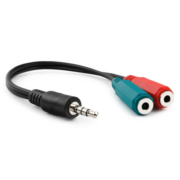 Cablexpert Splitter από 3.5Mm 4-Pin (M) σε 2 X 3.5Mm 3-Pin (F) Μικρόφωνο/Ακουστικό