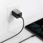 Baseus Φορτιστής Χωρίς Καλώδιο με Θύρα USB-C 30W Power Delivery Μαύρος (Super Si)