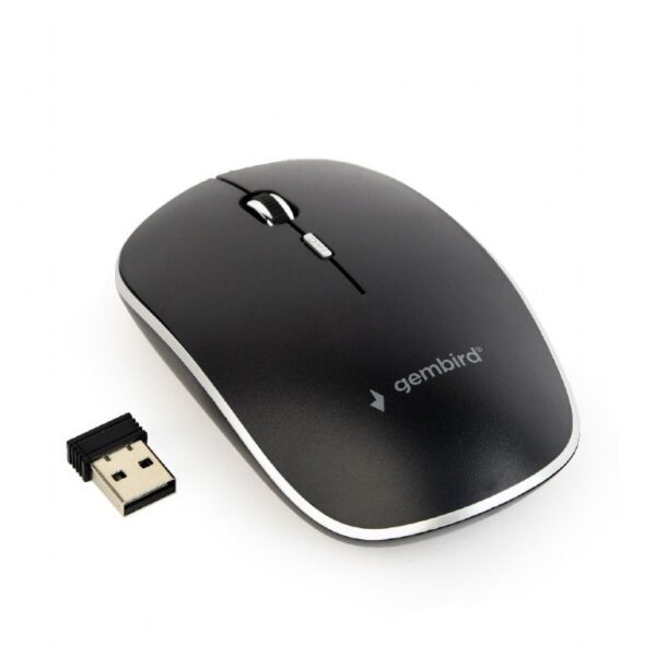 GEMBIRD WIRELESS OPTICAL MOUSE BLACK MUSW-4B-01