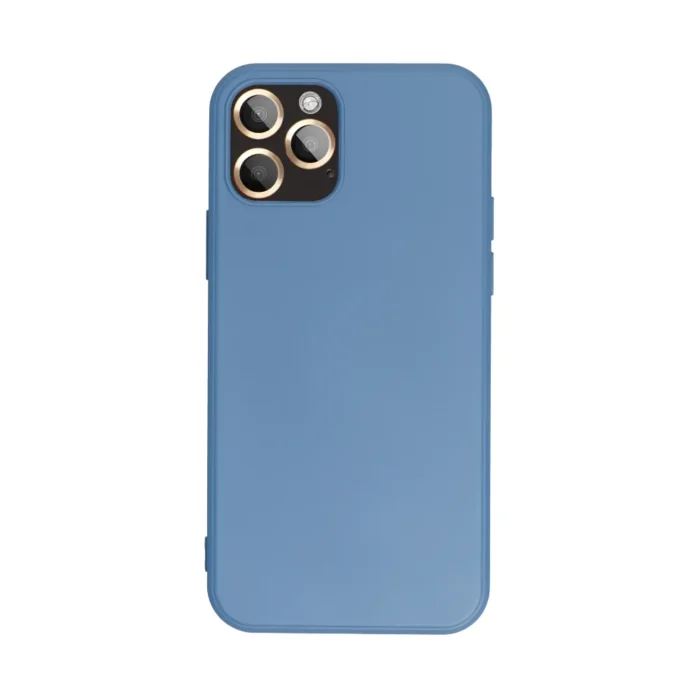 Techwave Soft Silicone Case For Iphone 16 Pro Navy Blue