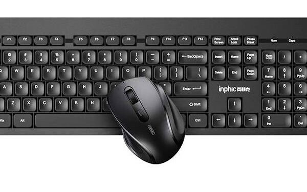 Inphic V790 Ασύρματο Σετ Πληκτρολόγιο και Ποντίκι Αγγλικό US