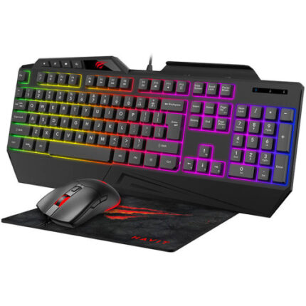 Havit KB889CM 3in1 Combo Σετ Gaming Πληκτρολόγιο με RGB φωτισμό & Ποντίκι (Αγγλικό US)