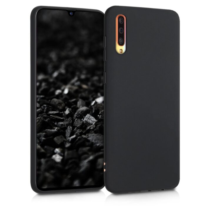 Oem Back Cover Soft Matte Tpu Case για Samsung Galaxy A70 A705 - Black