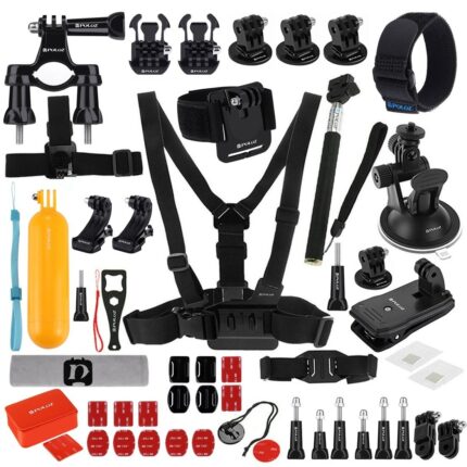 Puluz Σετ Αξεσουάρ 53 in 1 Accessories Ultimate Combo Kit για Action Cameras (PKT16)