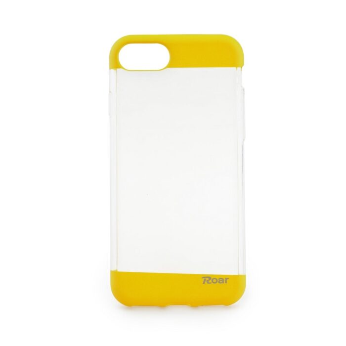 Roar Fit Up Premium Jelly Case For Apple Iphone 7/8 - Clear/Yellow