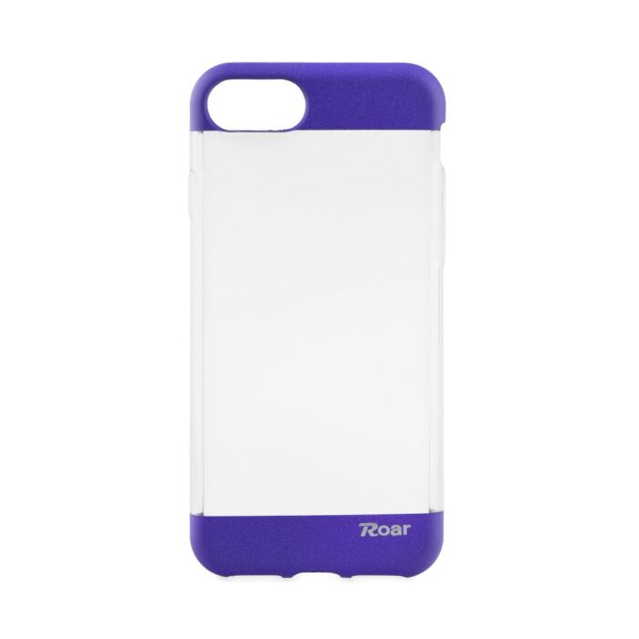 Roar Fit Up Premium Jelly Case For Apple Iphone 7/8 - Clear/Purple