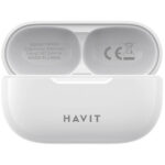 Havit TW925 In-ear Bluetooth Handsfree Ακουστικά με Θήκη Φόρτισης Λευκά