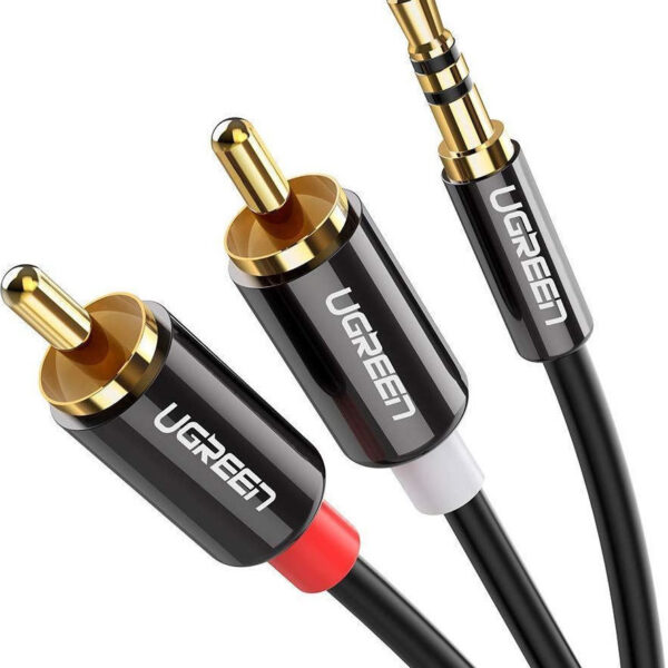 Ugreen Καλώδιο 3.5mm male - RCA male Μαύρο 2m (10584)