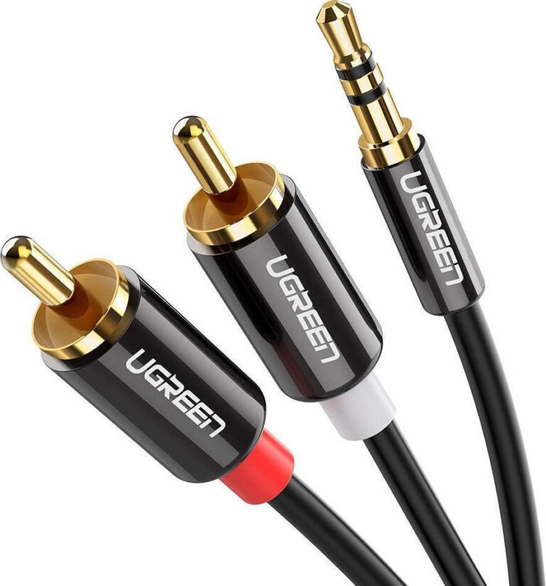 Ugreen Καλώδιο 3.5mm male - RCA male Μαύρο 2m (10584)